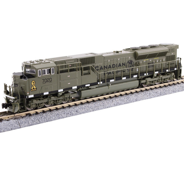 Kato 176-8541 EMD SD70ACu Canadian Pacific Military Heritage #7020 Locomotive N Scale
