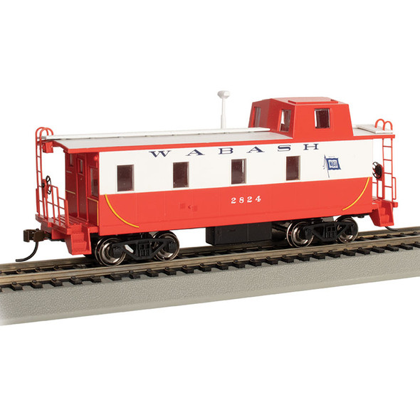 Bachmann 14002 Streamlined Caboose w/ Offset Cupola - Wabash #2824 HO Scale
