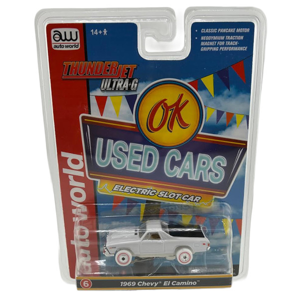 Auto World Thunderjet Ok Used Cars 1969 Chevrolet El Camino iWheels HO Slot Car