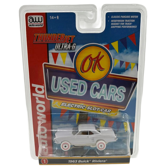 Auto World Thunderjet Ok Used Cars 1963 Buick Riviera iWheels HO Slot Car