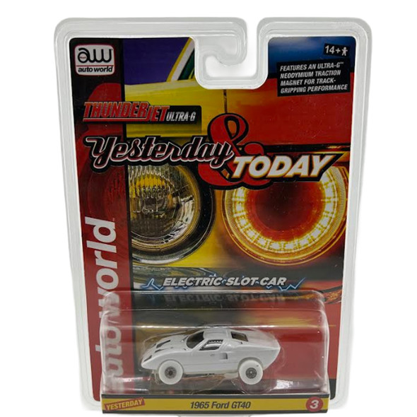 Auto World Thunderjet 1965 Ford GT40 iWheels HO Scale Slot Car