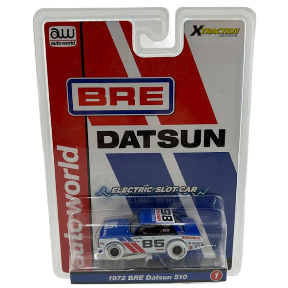 Auto World Xtraction BRE 1972 Datsun 510 iWheels HO Scale Slot Car