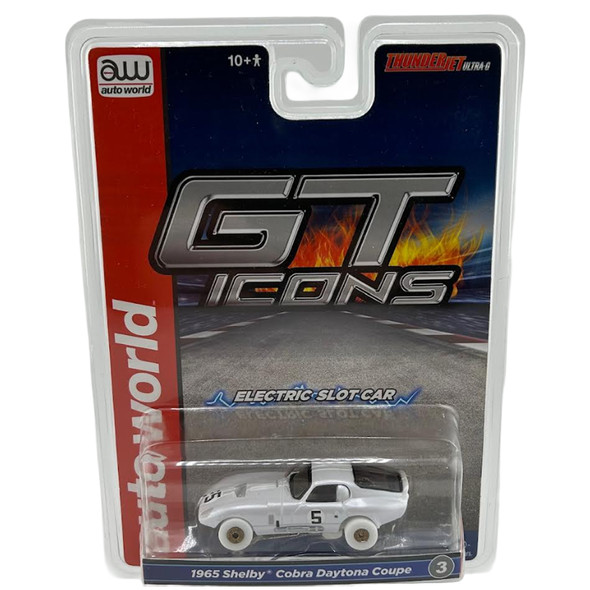 Auto World Thunderjet 1965 Shelby Cobra Daytona Coupe iWheels HO Slot Car