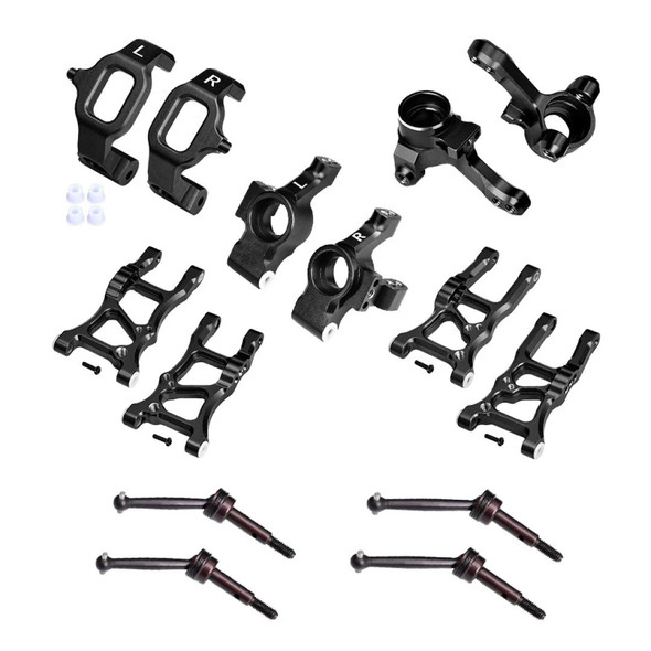 GPM Aluminum Essential Conversion Kit Black for 1/10 FORD GT 4-TEC 2.0 & 3.0