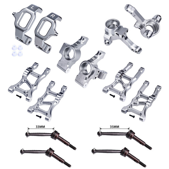 GPM Aluminum Essential Conversion Kit Grey for 1/10 FORD GT 4-TEC 2.0 & 3.0