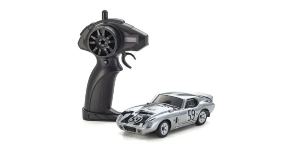 Kyosho 66611C-A FIRST Mini-Z Shelby Cobra Daytona RTR Chrome