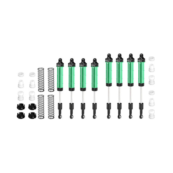 GPM Alum Front & Rear Spring Shock Set 130 & 134mm Green for Losi 1/8 LMT 2.0
