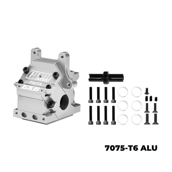 GPM Aluminum 7075-T6 Alloy Front Or Rear Gear Box Silver for Arrma 1:8 KRATON 6S