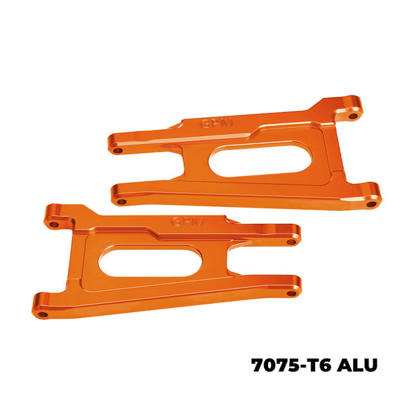 GPM Aluminum Front Or Rear Suspension Arms Orange for 1/10 Ford Fiesta ST Rally