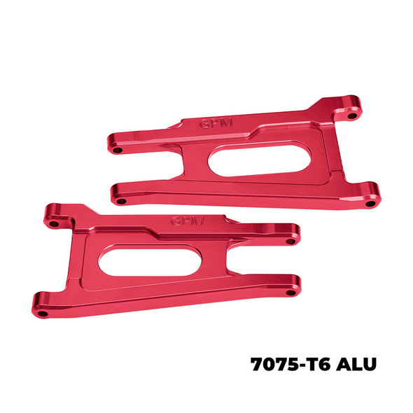 GPM Aluminum Front Or Rear Suspension Arms Red for 1/10 Ford Fiesta ST Rally
