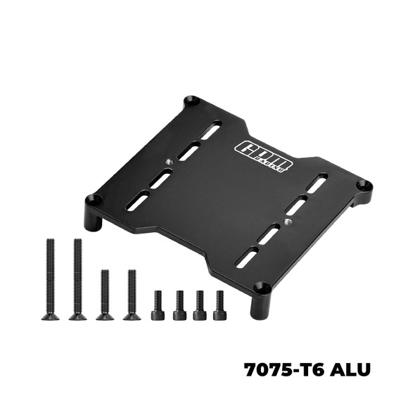 GPM Aluminum 7075 Alloy ESC Mount Plate Black for 1/6 Traxxas Pro Scale Sand Car