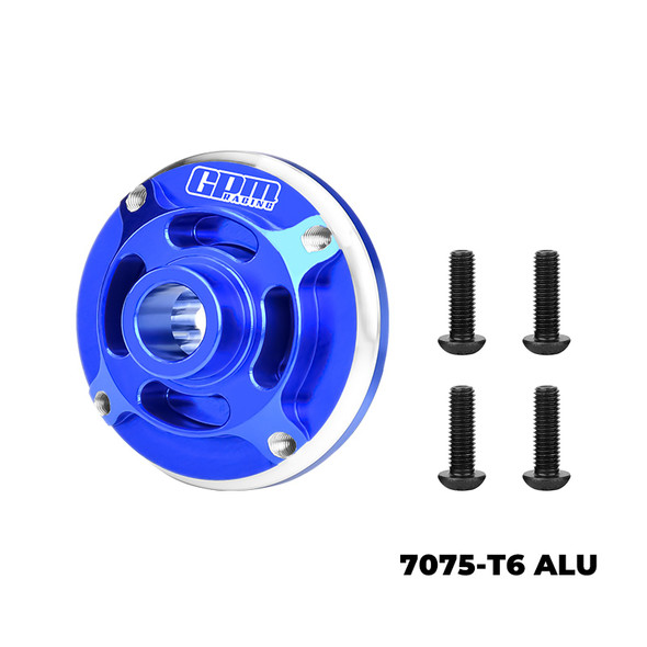 GPM Aluminum Ring Gear Adapter Plate Blue for 1/6 Traxxas Pro Scale Sand Car