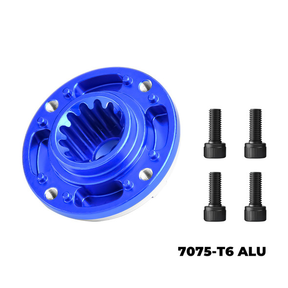 GPM Aluminum Ring Gear Adapter Plate Blue for 1/6 Traxxas Pro Scale Sand Car