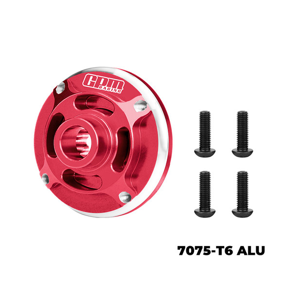 GPM Aluminum Ring Gear Adapter Plate Red for 1/6 Traxxas Pro Scale Sand Car
