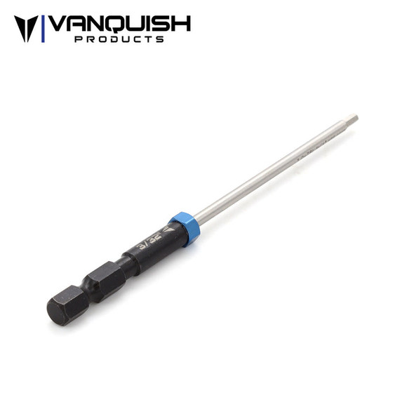 Vanquish VPS08429 - 3/32in - 1/4'' Drive Hex Driver Tool Tip - Red