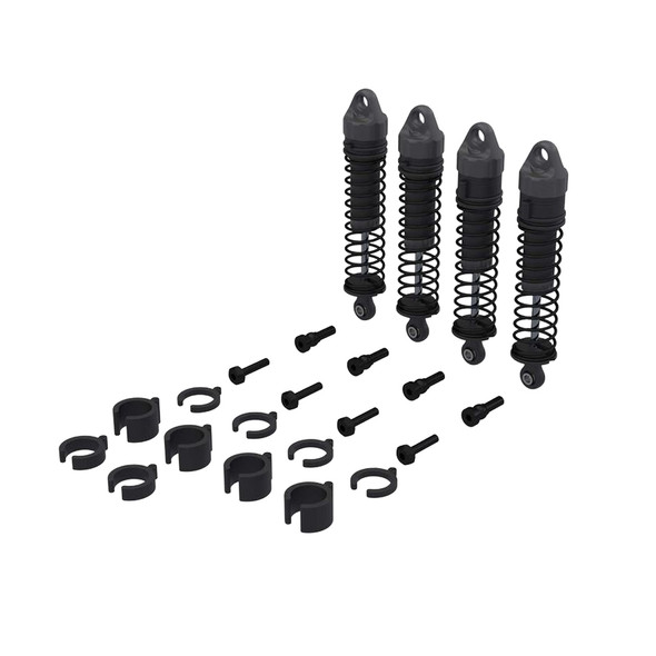 ARRMA ARA-2591 Shock Set 71mm Length 500cSt Oil (4) for 1/16 Gorgon & Quake Grom
