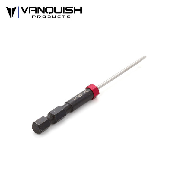 Vanquish VPS08428 - 1/16in - 1/4'' Drive Hex Driver Tool Tip - Red
