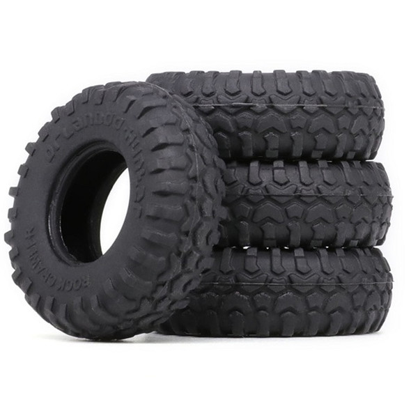 Orlandoo Hunter Model GA1008 Rubber Tire 8 (4) Black : 1/35 & 1/32 RC Crawlers