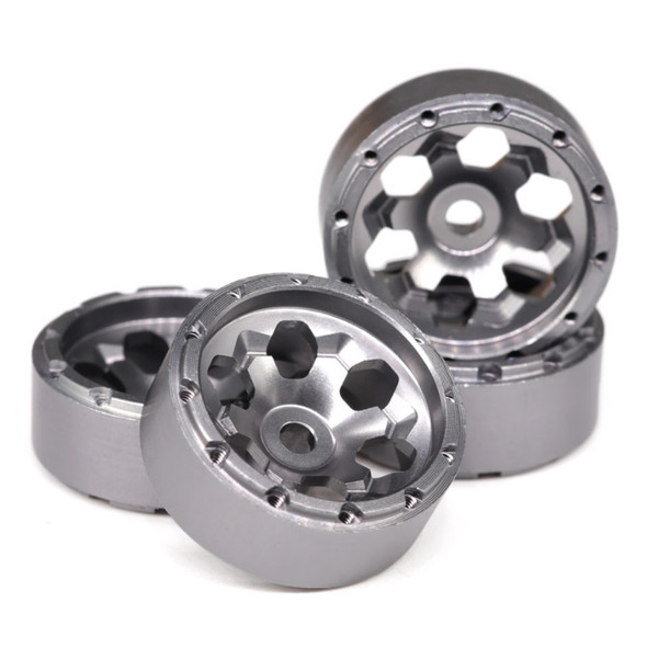 Orlandoo Hunter Aluminum 18mm 6 Spokes Honeycombs Grey Wheels (4) : OH32X01