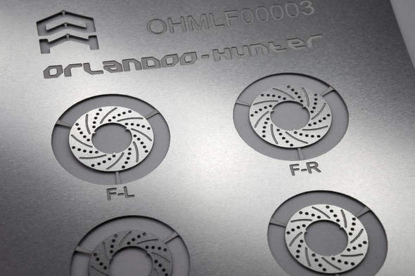 Orlandoo Hunter Model Modeling of Disc Brakes Silver