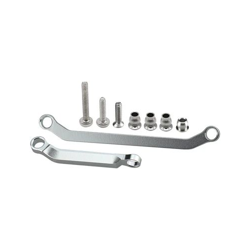 Hot Racing SXTY4908 - Aluminum Steering Link Silver for SCX30