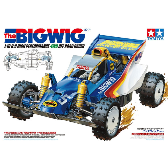 Tamiya 47330 1/10 RC The Bigwig 2017 4WD Off-Road Buggy Kit