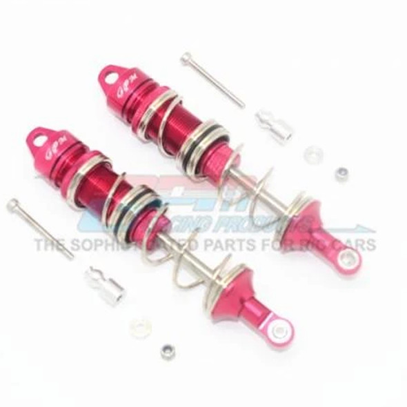GPM Alum Front Double Section Spring Dampers 115mm Red : Kraton / Outcast / Notorious