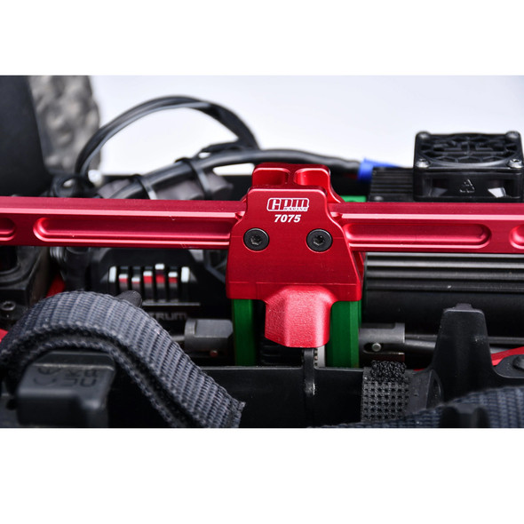 GPM Aluminum 7075 Alloy Rear Chassis Skid Plate Brace Black for 1/8 KRATON 6S