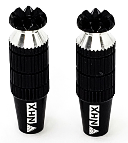 NHX RC Alum Transmitter Gimbal Stick Ends M4 for FrSky M7 M9 M9R X10 X12S X9E X9D -Black