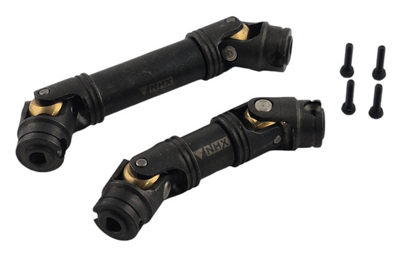 NHX RC Hardened Steel Front/Rear Center Driveshaft CVD Set for TRX-4M 1/18 Crawler