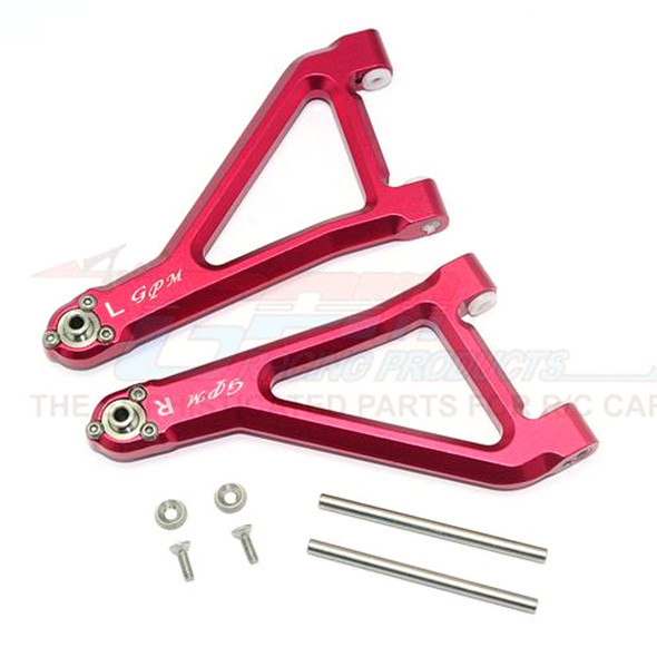GPM Racing Aluminum Front Upper Suspension Arm Red : Unlimited Desert Racer
