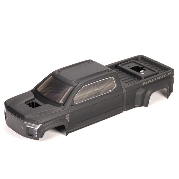 ARRMA ARA-1379 Clipless Painted Decaled Trimmed Body Matte Black for Big Rock