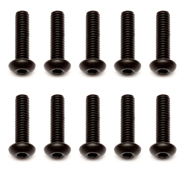 Associated 31522 Screws, M2.5x10 mm BHCS : CR12 / B6.1 / B6.1D