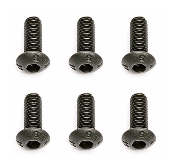 Associated 31532 M3x.05x8 Button Head Cap Screws (6) for RC10B5 / B5M