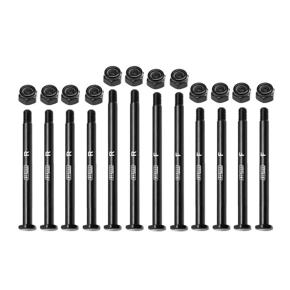 GPM 4140 Carbon Steel Front & Rear Suspension Pins for Traxxas 1/16 Mini Maxx