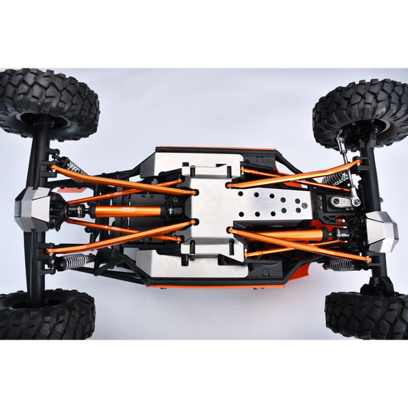 GPM 7075-T6 Alloy Aluminum Lower Link Bar Set Orange for Vanquish 1/10 H10 Optic