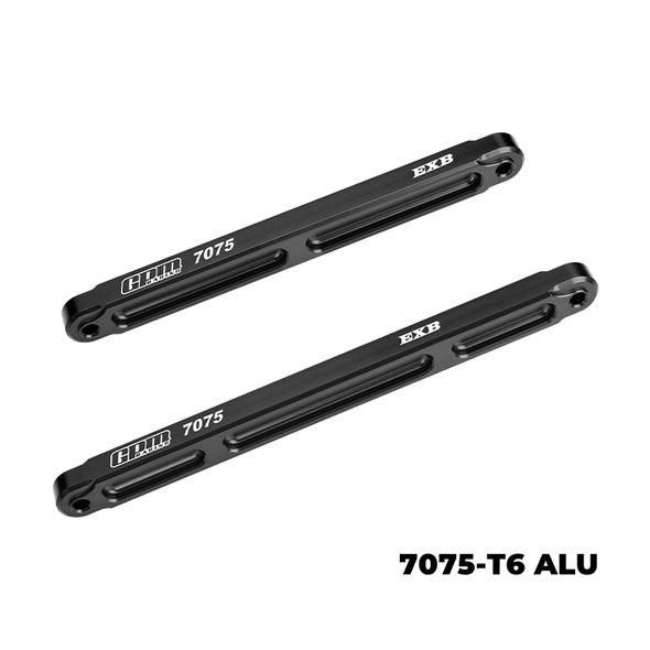 GPM 7075-T6 Alloy Center Brace Bar Black for Arrma 1/8 NOTORIOUS 6S V6