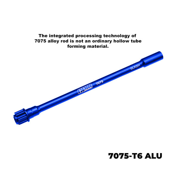 GPM Aluminum 7075 Alloy Center Drive Shaft Blue for 1/16 Mini Slash