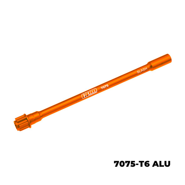 GPM Aluminum 7075 Alloy Center Drive Shaft Orange for 1/16 Mini Slash