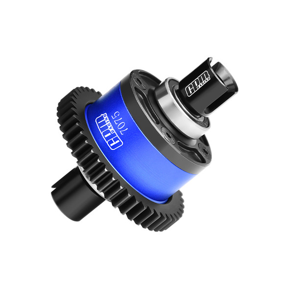 GPM Steel + 7075 Alloy 46T Center Complete Differential Blue for Traxxas Sledge