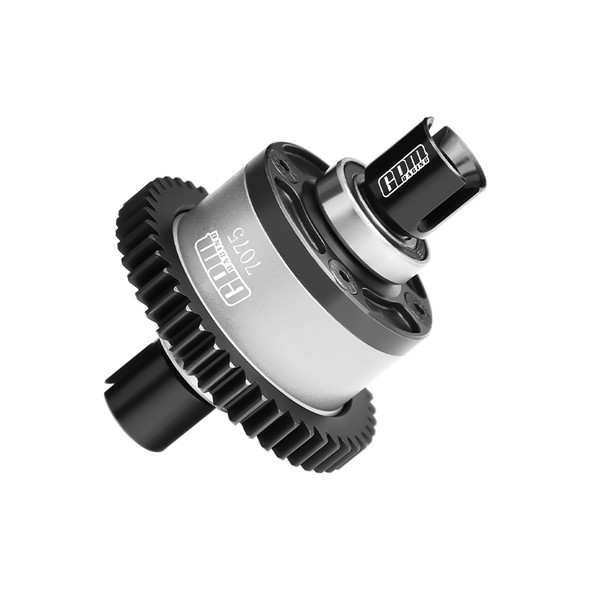 GPM Steel + 7075 Alloy 46T Center Complete Differential Silver for Traxxas Sledge