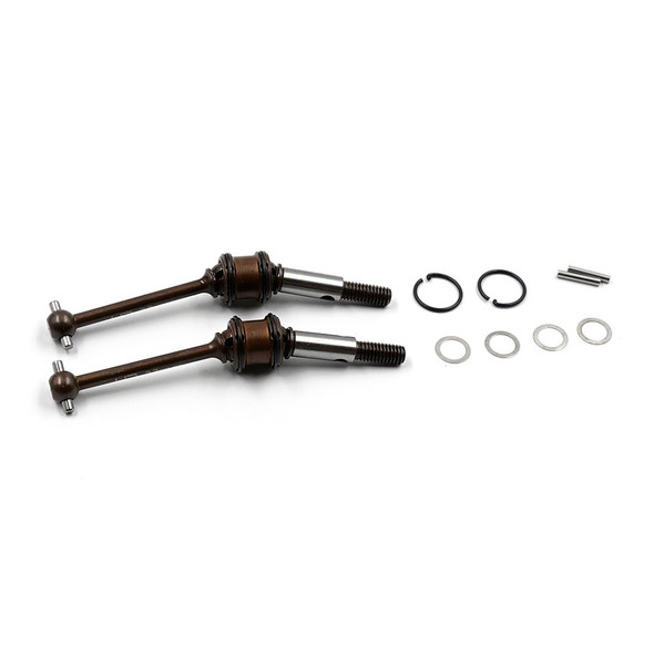 Yeah Racing TATT-089SP Spring Steel Front Double Joint Universal Shaft 2pcs for Tamiya TT02 SRX
