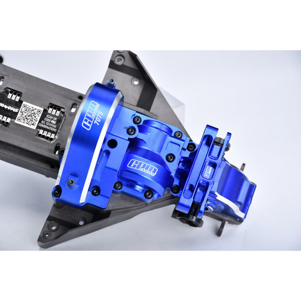 GPM 7075-T6 Alloy Rear Upper Bulkhead Blue for Traxxas 1/6 Pro Scale Sand Car