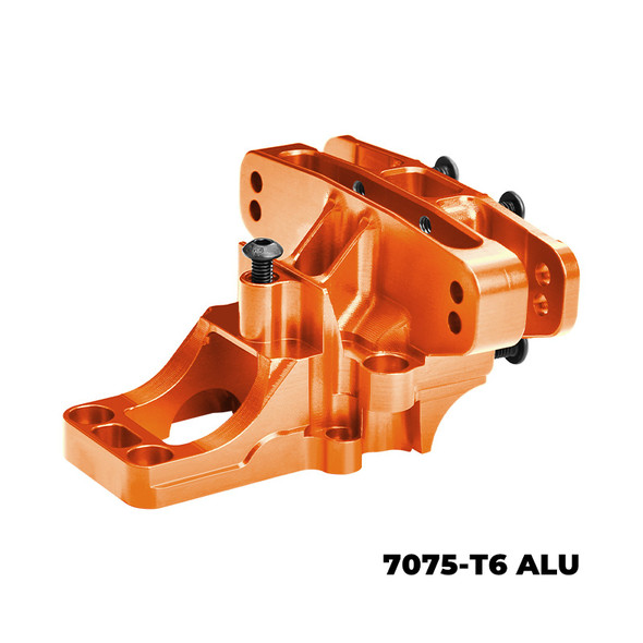 GPM 7075-T6 Alloy Rear Upper Bulkhead Orange for Traxxas 1/6 Pro Scale Sand Car