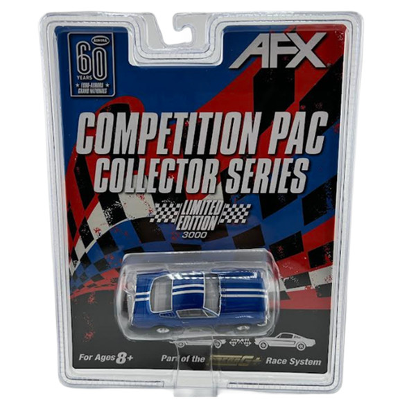 AFX 22086 1966 Ford Mustang Fastback Metallic Blue | HO Slot Car Collector Series