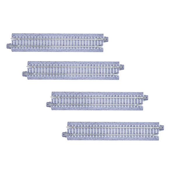 Kato 20-028 - Concrete Tie 124mm (4 7/8") Straight Track (4 Pcs)  N Scale