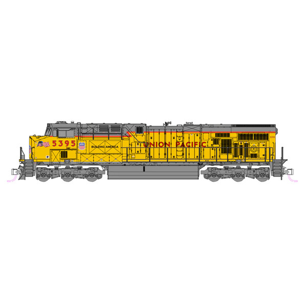 Kato 176-8965-S ES44AC Union Pacific #5395 Diesel Locomotive w/DCC & Sound N Scale