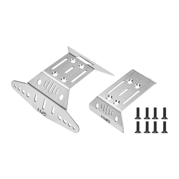 GPM Stainless Steel Front & Rear Chassis Skid for Arrma 1:16 Quake Grom / Gorgon Grom