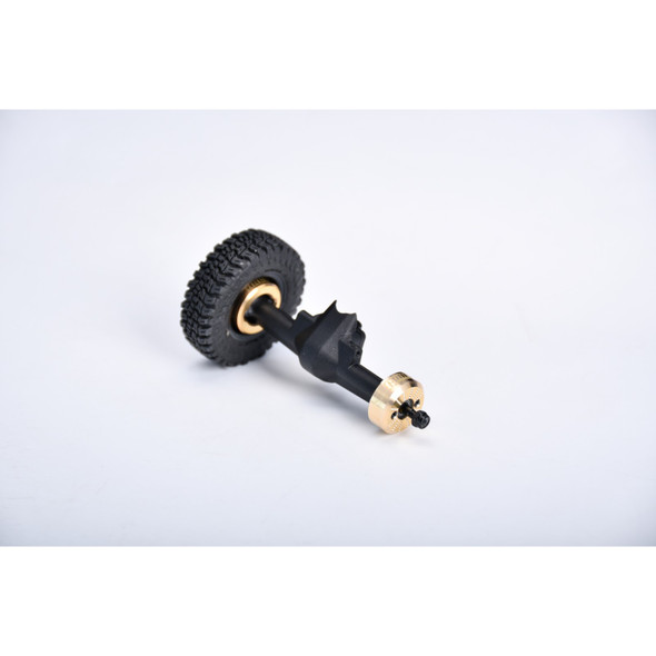 GPM Brass Rear Hubs (5g) (2Pcs) for Axial 1/30 SCX30 Ford Bronco/Wrangler/K10