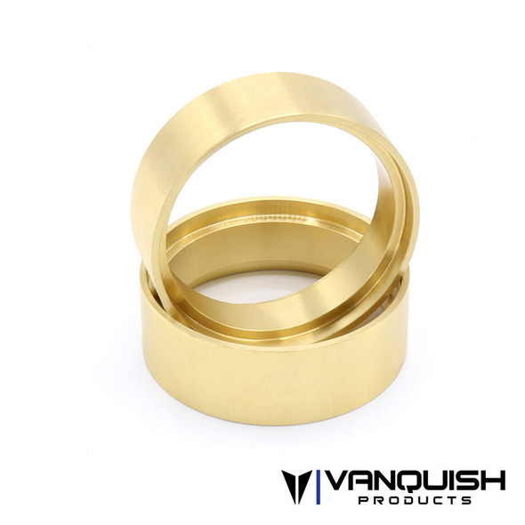 Vanquish VPS05253 1.9 0.8'' Brass Wheel Clamp Rings (2)